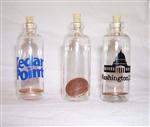 NGH102C Lucky Penny in Mini Glass Bottle With Custom Imprint